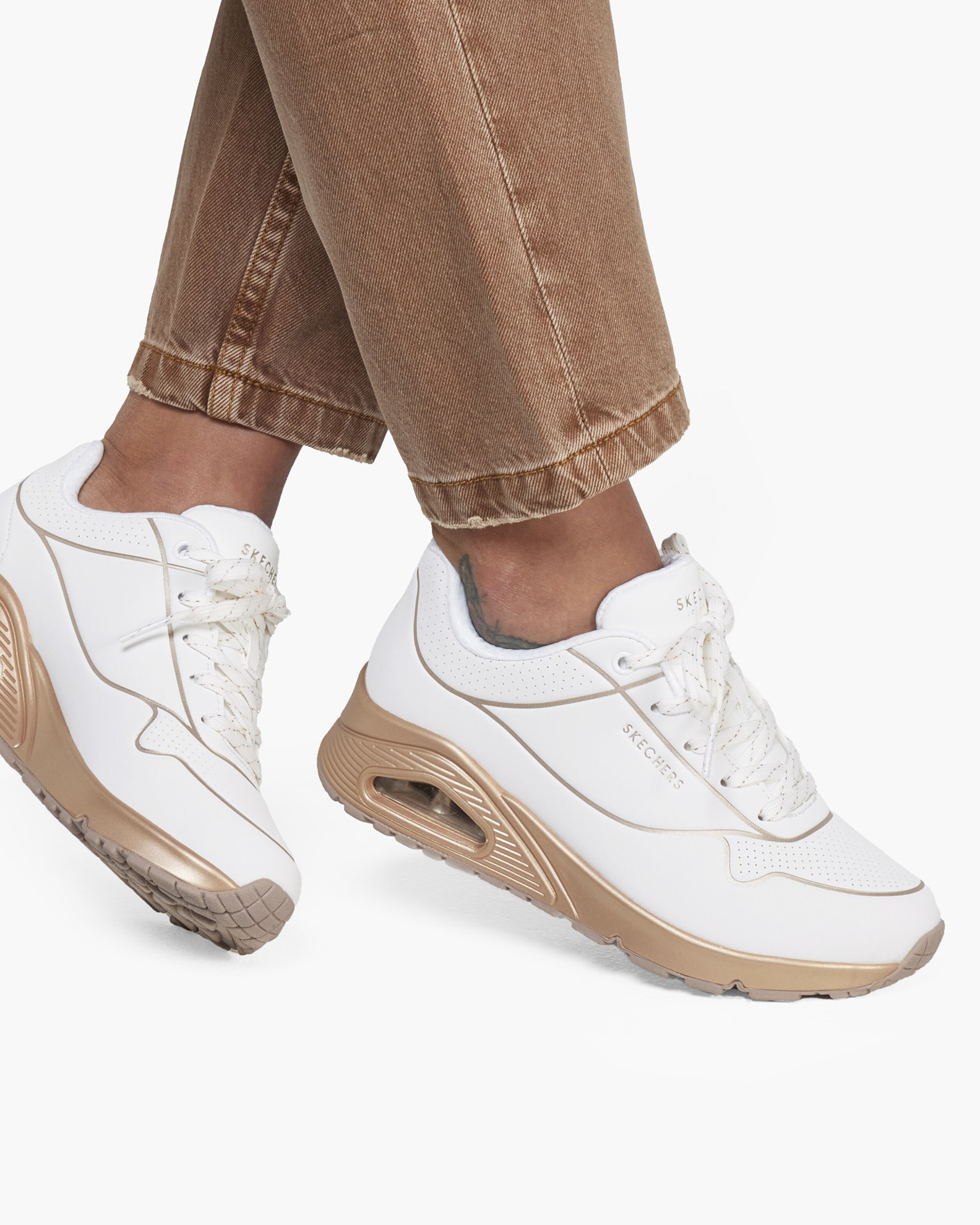 skechers donna nere e oro
