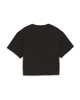 Immagine di T-SHIRT MM LOGO CROPPED BLACK-MAUVED