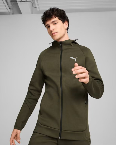 Immagine di JACKET C/CAPP.EVOSTRIPE FZ HD DK OLIVE