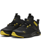 Immagine di PUMA -SCARPA ENZO 2 REFRESH AC NERA E GIALLA DA BAMBINO, NUMERATA 28/35 - 385678-14