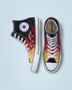 Immagine di CONVERSE - SCARPA DA UOMO NERA CON FIAMME CHUCK TAYLOR ALL STAR HI - 171130C_001