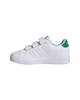 Immagine di ADIDAS ADVANTAGE BASE 2.0 CF C - Scarpa bianca e verde numerata 28-35