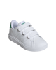 Immagine di ADIDAS ADVANTAGE BASE 2.0 CF C - Scarpa bianca e verde numerata 28-35