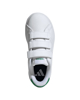 Immagine di ADIDAS ADVANTAGE BASE 2.0 CF C - Scarpa bianca e verde numerata 28-35