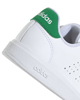 Immagine di ADIDAS ADVANTAGE BASE 2.0 CF C - Scarpa bianca e verde numerata 28-35