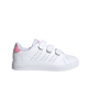 Immagine di ADIDAS ADVANTAGE BASE 2.0 CF C - Scarpa bianca rosa numerata 28-35