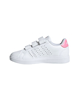 Immagine di ADIDAS ADVANTAGE BASE 2.0 CF C - Scarpa bianca rosa numerata 28-35