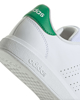 Immagine di ADIDAS ADVANTAGE BASE 2.0 J - Scarpa bianca e verde numerata 36-40