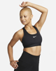 Immagine di NIKE - TOP DA DONNA NERO SWOOSH MEDIUM SUPPORT BRA - DX6821-010