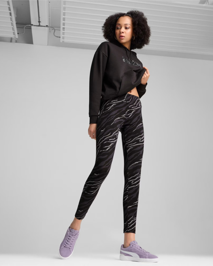 Immagine di LEGGINGS ESS+ANIMAL AOP BLACK