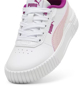 Immagine di PUMA CARINA 2.0 JR - Scarpa bianca con dettagli rosa, numerata 36-39