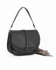 Immagine di DIVAS - Borsa sella nera in VERA PELLE - MADE IN ITALY