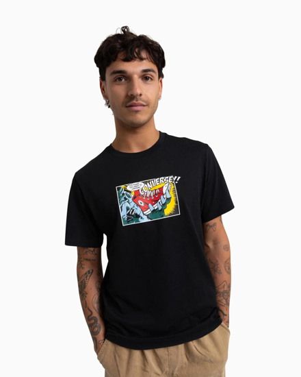 Immagine di CONVERSE - T-SHIRT DA UOMO NERA TOO GREAT TO CONTAIN TEE BLK - 10025978_A01