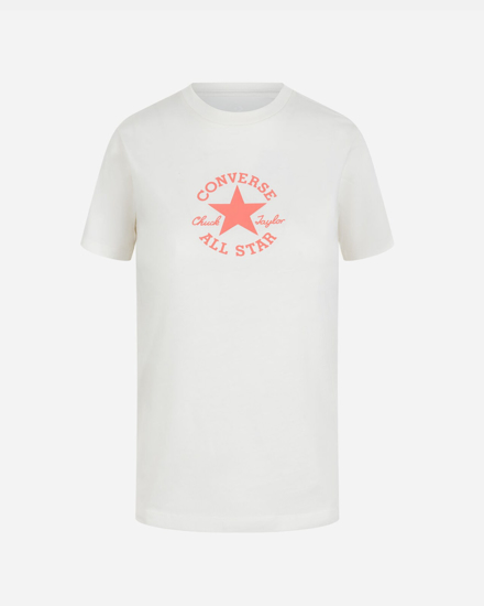 Immagine di CONVERSE - T-SHIRT DA DONNA BIANCA CHUCK TAYLOR REGULAR TEE EGRE - 10027012_A01