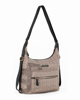 Immagine di CORTINA POLO STYLE - Borsa/zaino taupe con tasca frontale e stampa logo