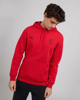 Immagine di PUMA - FELPA CON CAPPUCCIO DA UOMO ROSSA/NERA AC MILAN ESS - 777671-01