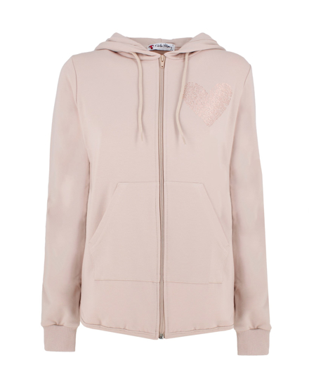 Immagine di DONNA FELPA FULL ZIP CON CAPUCCIO