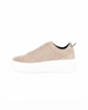 Immagine di MISS GLOBO - Scarpa sneakers beige scamosciata in VERA PELLE con lacci