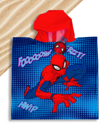 Immagine di SPIDERMAN - Poncho in microspugna, 55X110CM