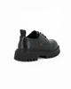 Immagine di MISS GLOBO - Scarpa nera con lacci e suola track