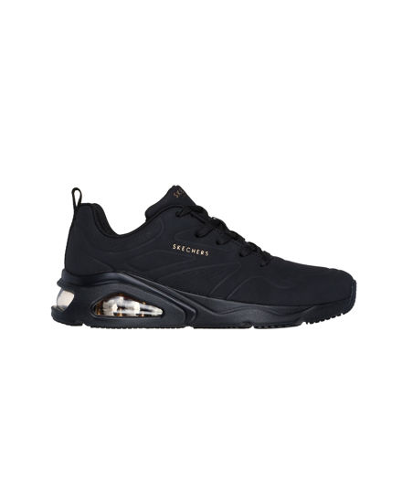 Immagine di SKECHERS TRES-AIR UNO-AH MAZING - Sneakers nera da donna con dettaglio traforato