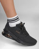 Immagine di SKECHERS TRES-AIR UNO-AH MAZING - Sneakers nera da donna con dettaglio traforato