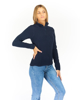 Immagine di MICROPILE VALENTINA 1/2 ZIP NIGHT BLUE