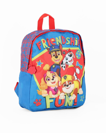 Immagine di PAW PATROL - Zaino medio blu e rosso con stampa frontale