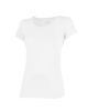 Immagine di MY JEWELS - T-shirt girocollo bianca in filato di bamboo