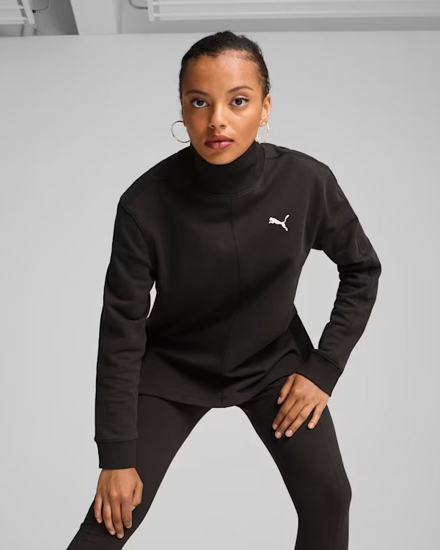 Immagine di SWEAT HER HIGH NECK CREW TR BLACK