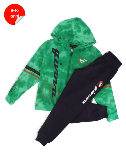 Immagine di BOY TUTA FULL ZIP CON CAPPUCCIO