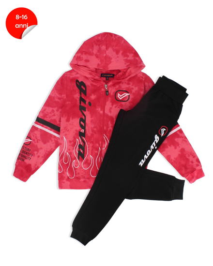 Immagine di BOY TUTA FULL ZIP CON CAPPUCCIO