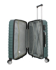 Immagine di COVERI COLLECTION - TROLLEY VERDE IN ABS 4 RUOTE CON COMBINAZIONE TSA