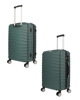 Immagine di COVERI COLLECTION - TROLLEY VERDE IN ABS 4 RUOTE CON COMBINAZIONE TSA