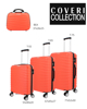 Immagine di COVERI COLLECTION - TROLLEY ARANCIONE FLUO IN ABS 4 RUOTE CON COMBINAZIONE TSA