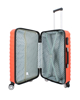 Immagine di COVERI COLLECTION - TROLLEY ARANCIONE FLUO IN ABS 4 RUOTE CON COMBINAZIONE TSA