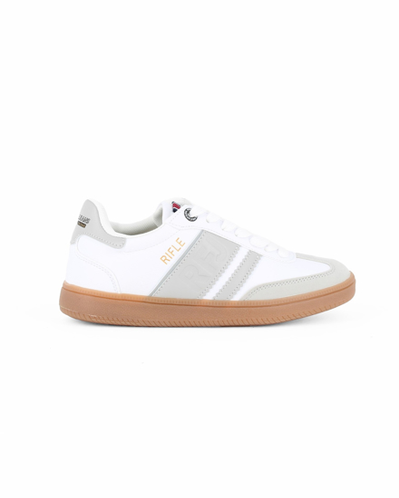 Immagine di RIFLE - Scarpa sneakers bianca da donna con lacci