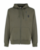 Immagine di GOLA - UOMO FELPA VERDE MILITARE FULL ZIP CON CAPPUCCIO