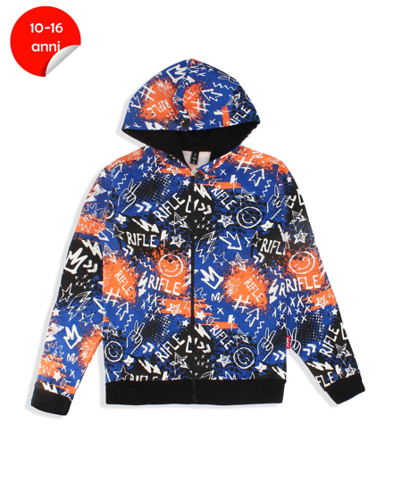 Immagine di BOY FELPA FULL ZIP CON CAPPUCCIO