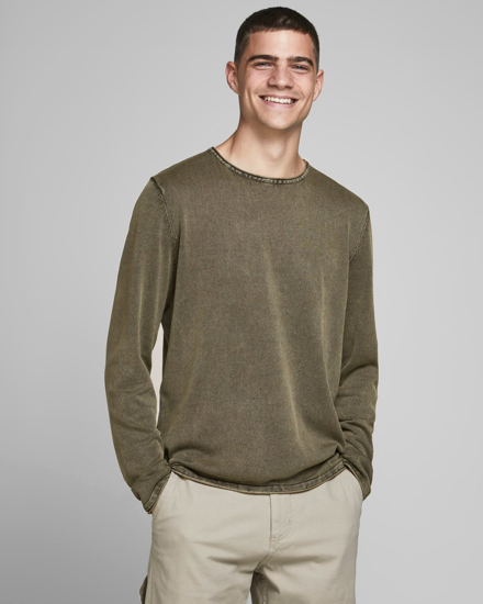 Immagine di JACK&JONES - MAGLIA MANICA LUNGA LEO KNIT CREW NECK