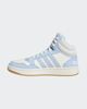 Immagine di ADIDAS - SCARPA  HOOPS 3.0 MID BIANCA E AZZURRA DA DONNA, numerata 36/41 e un terzo - IH0179