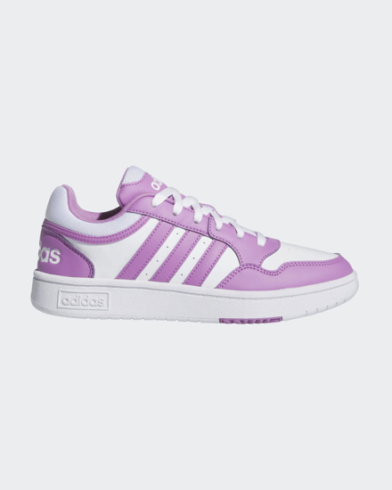 Immagine di ADIDAS - SCARPA  HOOPS 3.0 BIANCA E FUXIA DA DONNA, numerata 36/41 e un terzo - IH0174