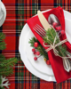 Immagine di TOVAGLIA TARTAN NATALE 140X240