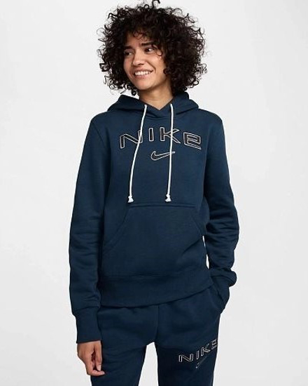 Immagine di NIKE PHOENIX FLEECE - Felpa blu da donna con cappuccio HM9751/478