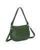 Immagine di ENRICO COVERI - Borsa a spalla verde con tracolla removibile e patta con chiusura a girello