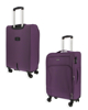 Immagine di COVERI COLLECTION - TROLLEY VIOLA IN TESSUTO ESPANDIBILE CON DOPPIA TASCA FRONTALE