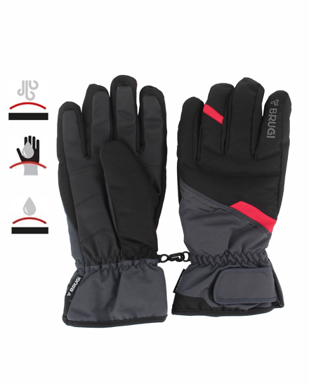 Immagine di GUANTI SCI UOMO BLACK-RED