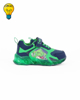 Immagine di DINOSAURO - Sneakers blu e verde da bimbo con luci e strappo