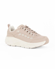 Immagine di SKECHERS - D'LUX WALKER 2.0 - GOLDEN STEP - Sneakers taupe in VERA PELLE  con soletta in memory foam