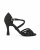 Immagine di GLOBODANCE - Scarpa da ballo nera glitterata con sottopiede in memory foam, tacco 8,5CM